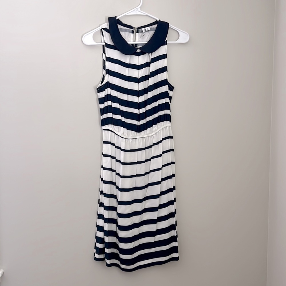 Stripped Navy Dress